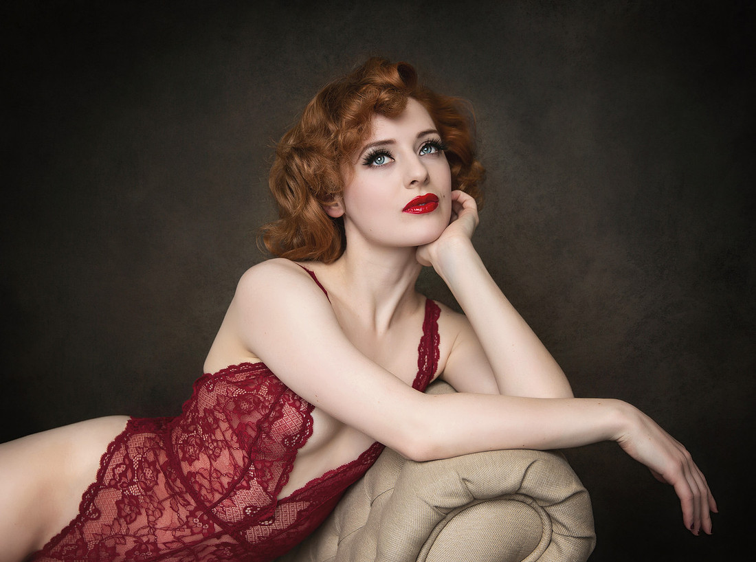 Dark & Sultry Boudoir by Belle Privé Photography