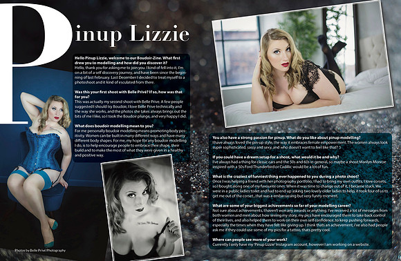 Belle Prive Photography Publication Editorial and Magazine Portfolio Boudoirzine