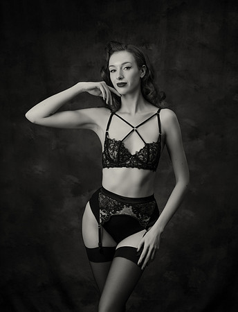 Noir Boudoir by Belle Privé Photography