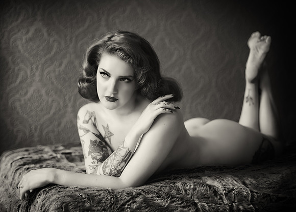 Noir Boudoir by Belle Privé Photography