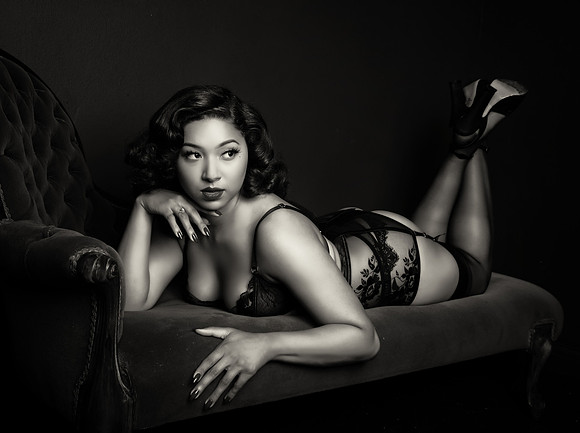 Noir Boudoir by Belle Privé Photography