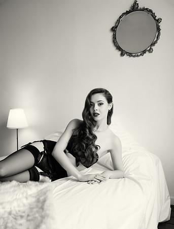 Noir Boudoir by Belle Privé Photography