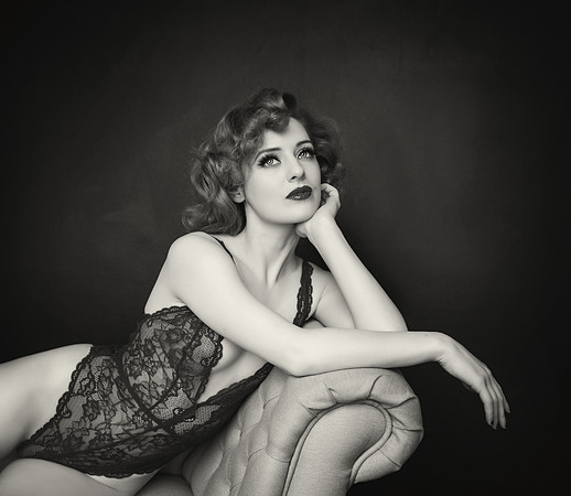 Noir Boudoir by Belle Privé Photography