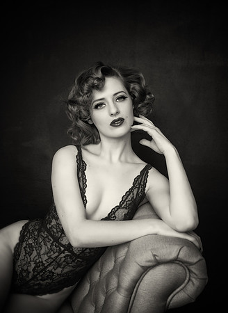Noir Boudoir by Belle Privé Photography