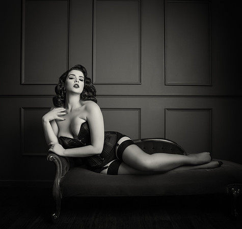 Noir Boudoir by Belle Privé Photography