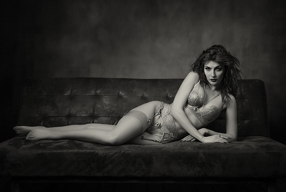 Noir Boudoir by Belle Privé Photography