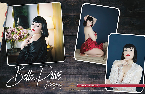 Belle Prive Photography Publication Editorial and Magazine Portfolio Boudoirzine