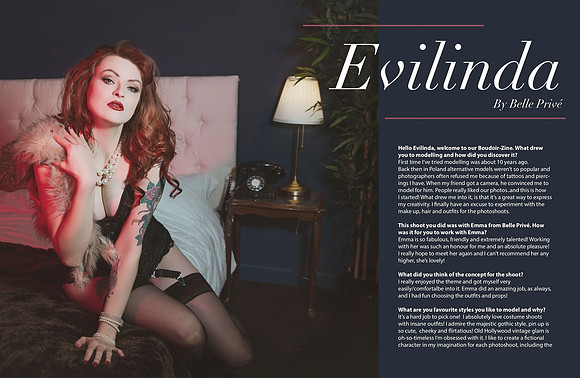 Belle Prive Photography Publication Editorial and Magazine Portfolio Boudoirzine