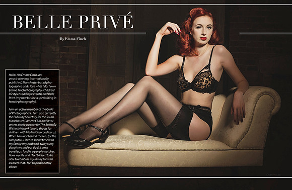 Belle Prive Photography Publication Editorial and Magazine Portfolio Boudoirzine