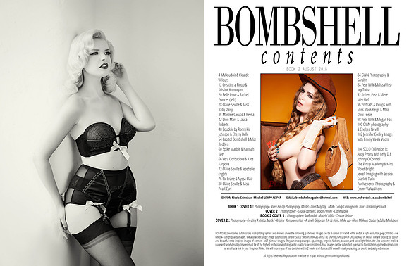 Belle Prive Photography Publication Editorial and Magazine Portfolio Bombshell